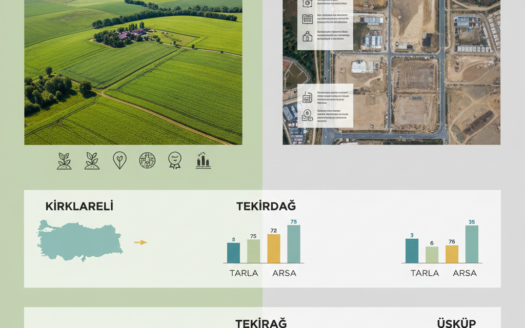 Tarla mı Arsa mı Daha Avantajlı Kırklareli, Tekirdağ ve Üsküp Karşılaştırması ve Yatırım Getirisi Analizi