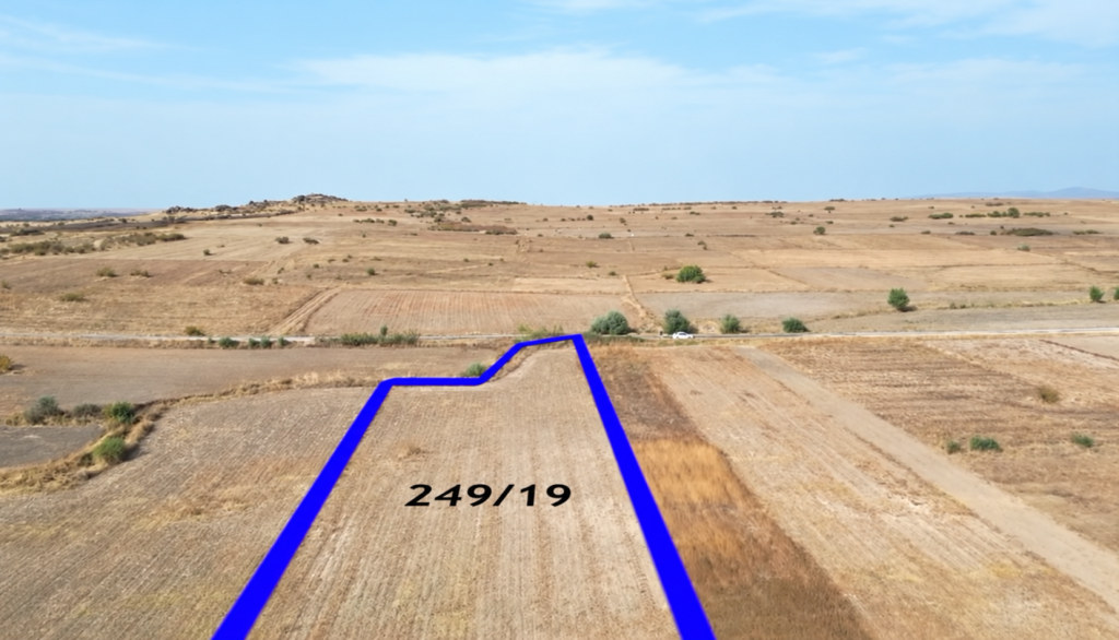 Açık gökyüzü altında arsa manzarası-2