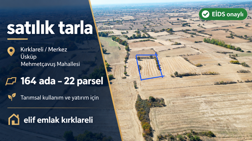 Kırklareli’nde satılık tarla (1)