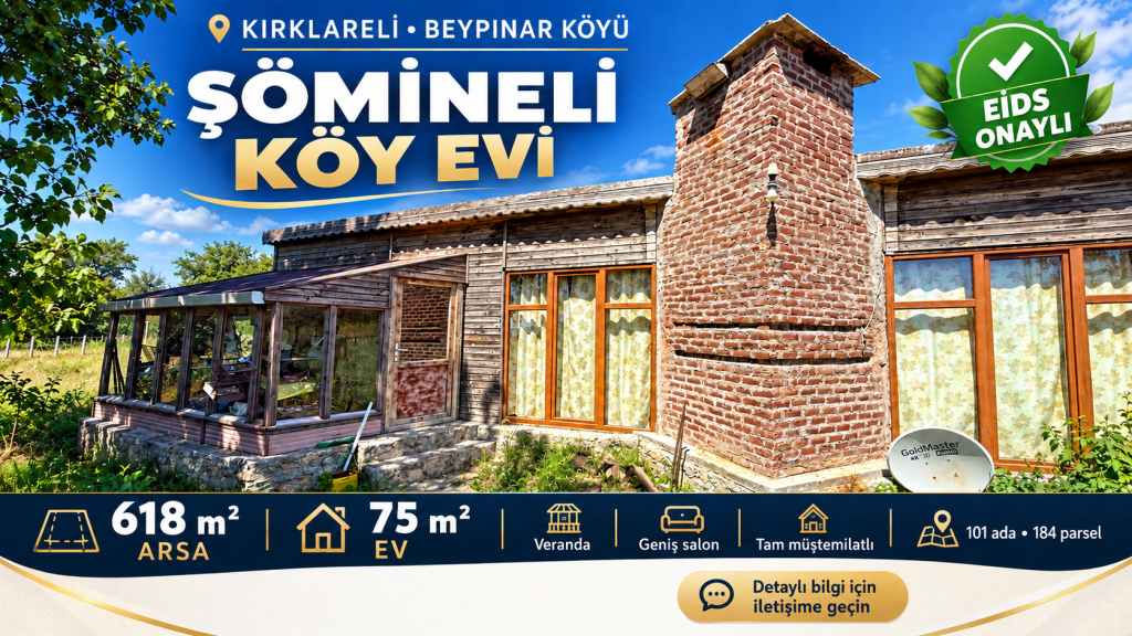 Logo kaldırılmış EİDS onaylı emlak kapağı
