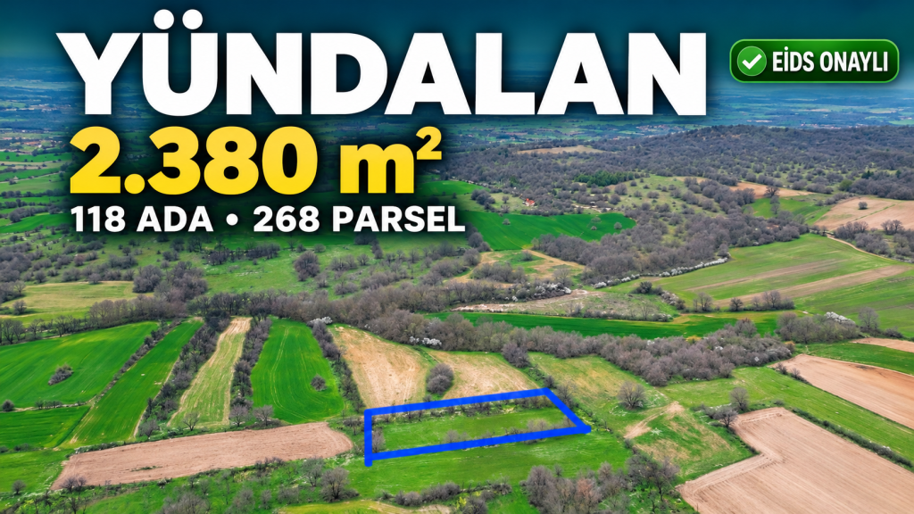 Yündalan 2.380 m² parsel